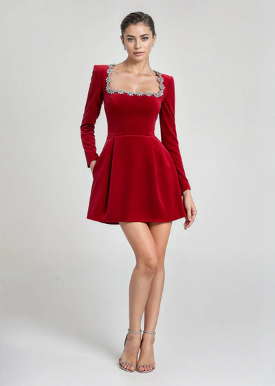 Sauce | Vestido Mini de Terciopelo