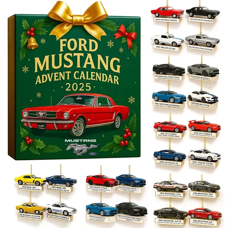 Calendario de Adviento Mustang 2025