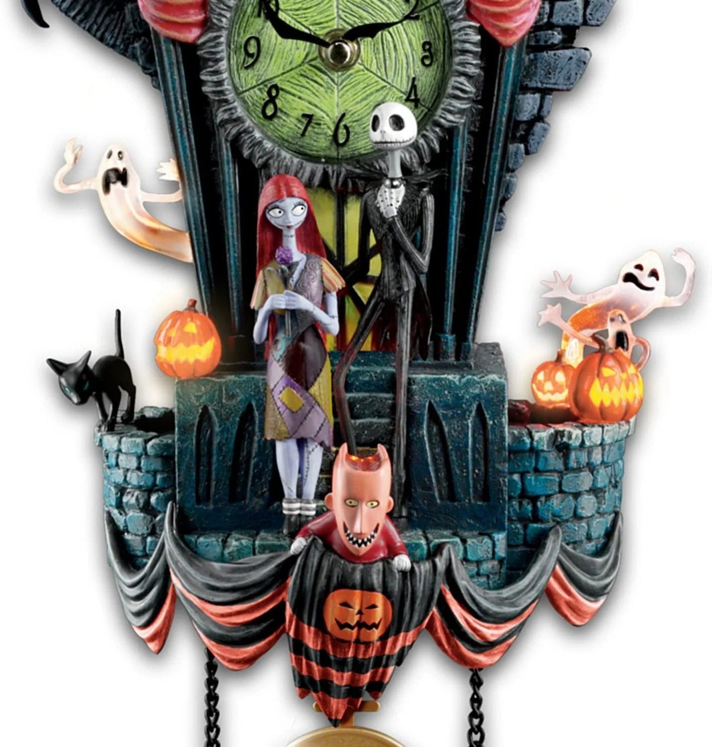 HallowClock - Reloj de pared para Halloween, Pesadilla antes de Navidad