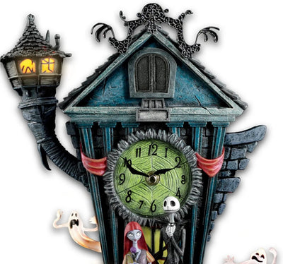 HallowClock - Reloj de pared para Halloween, Pesadilla antes de Navidad