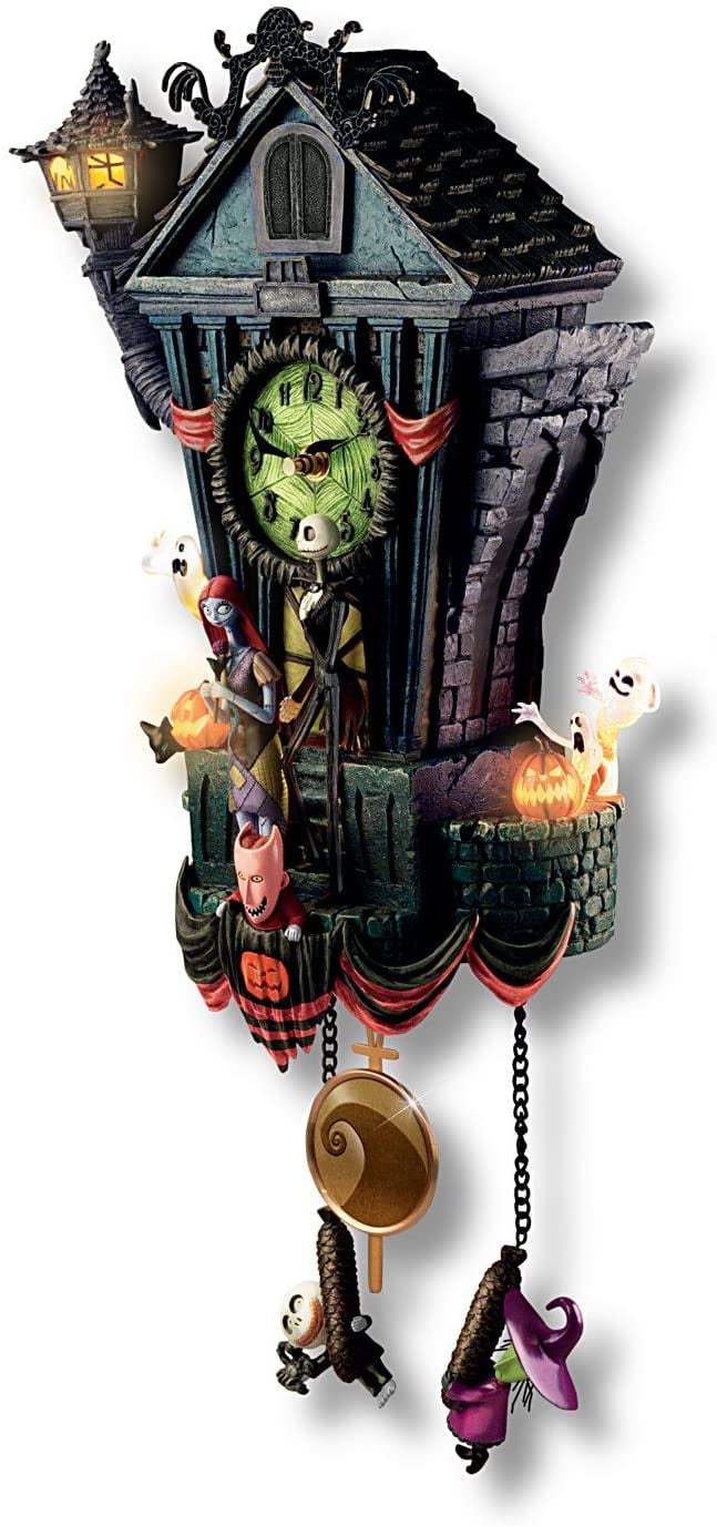 HallowClock - Reloj de pared para Halloween, Pesadilla antes de Navidad