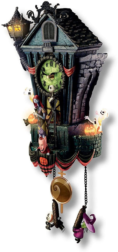 HallowClock - Reloj de pared para Halloween, Pesadilla antes de Navidad